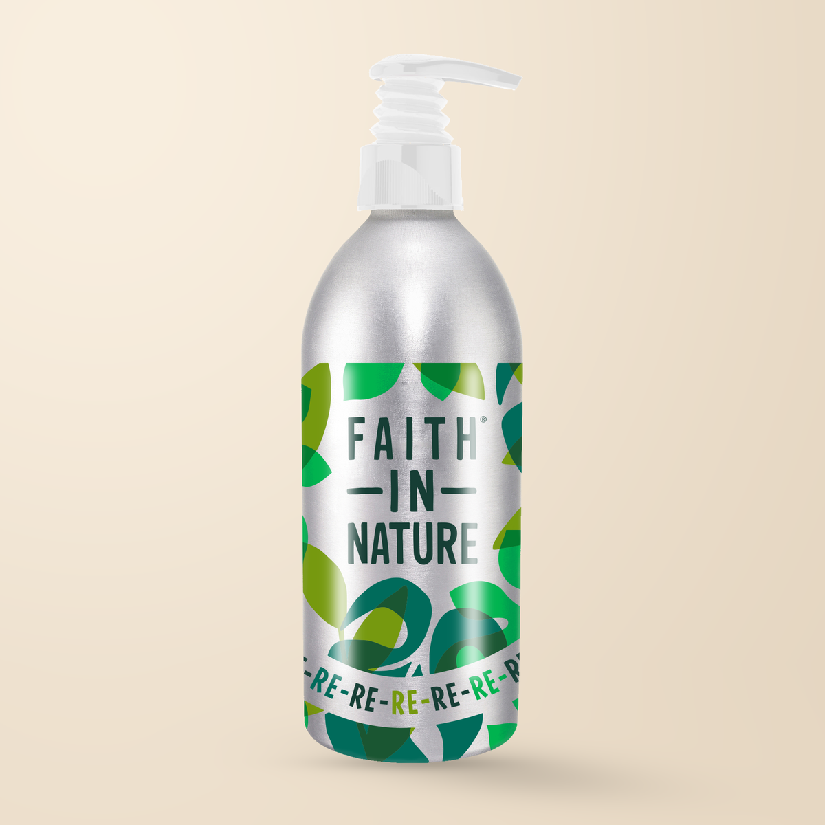 Faith In Nature Refillable Aluminium Bottle – 450ml