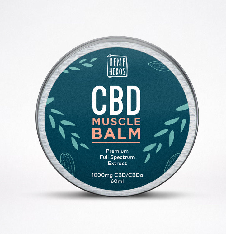 CBD+ Muscle Balm 1000mg-(Hemp