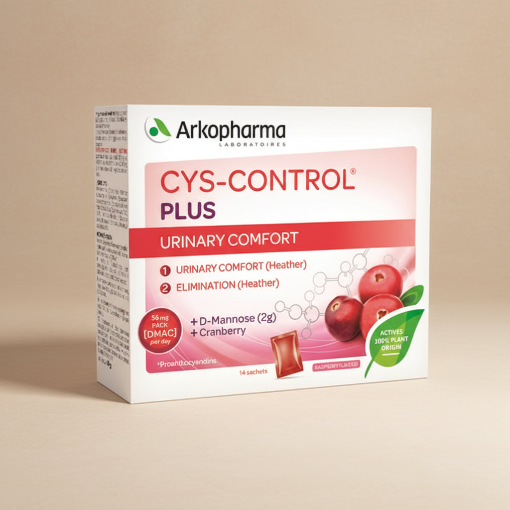 Arkopharma Cys-Control Plus 10 Sachets Cranberry Hibiscus D-Mannose