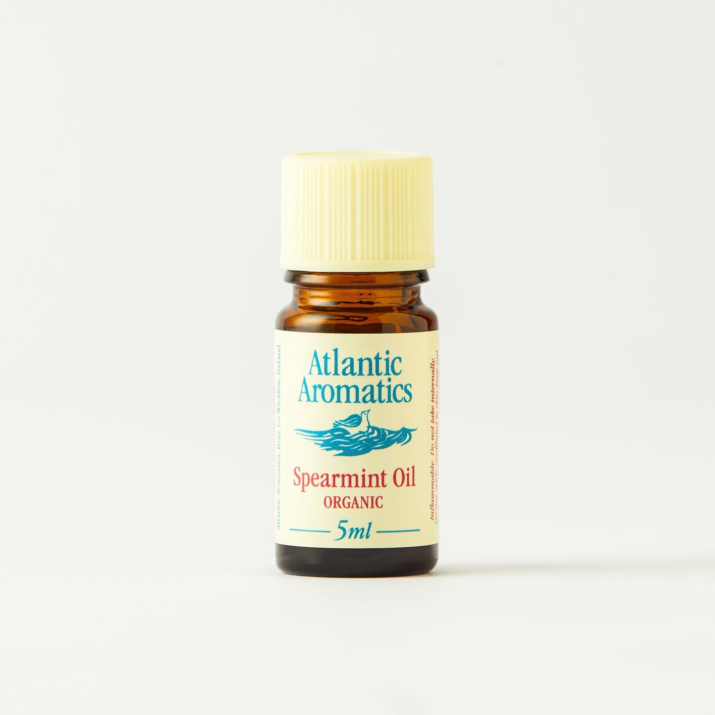 Atlantic Aromatics Spearmint Oil Organic 3 x 5ml promotional packaging front view