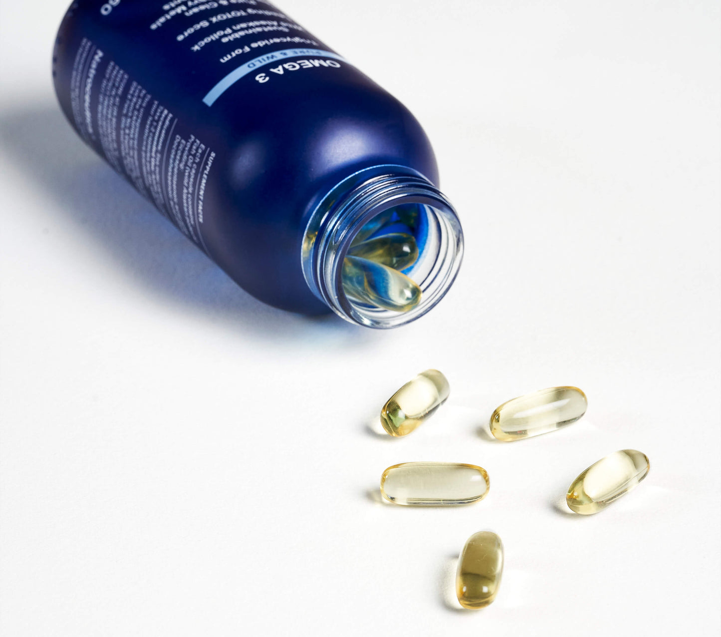 ingredients of Natroceutics Omega 3 Pure & Wild – wild Alaskan fish oil with EPA and DHA in a triglyceride form.