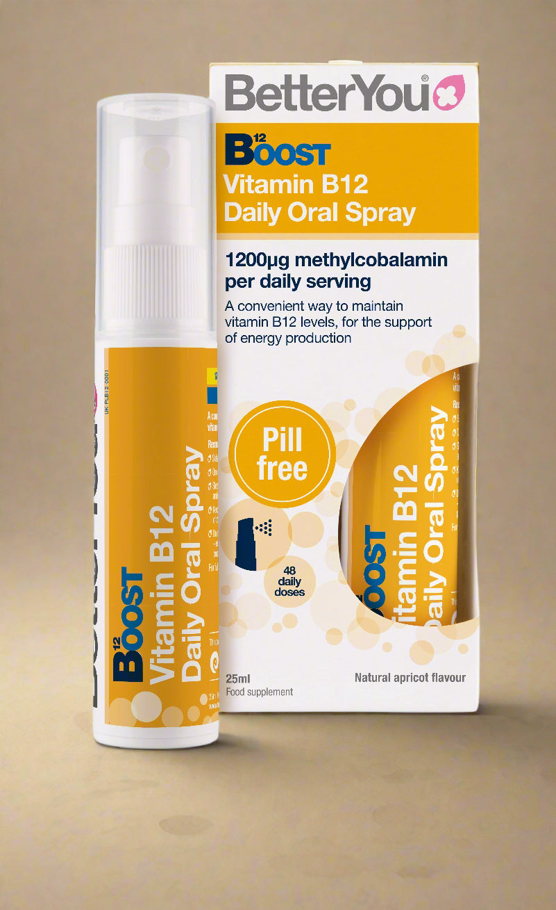 Nutritional information and ingredients – Better You B12 Boost 25ml