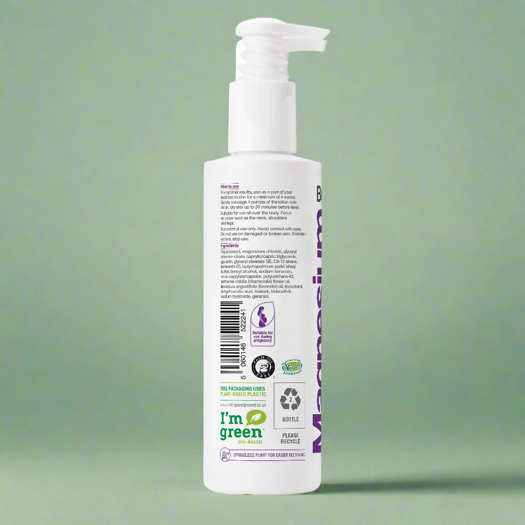 BetterYou Magnesium Sleep Lotion Used in Nighttime Routine – 180ml