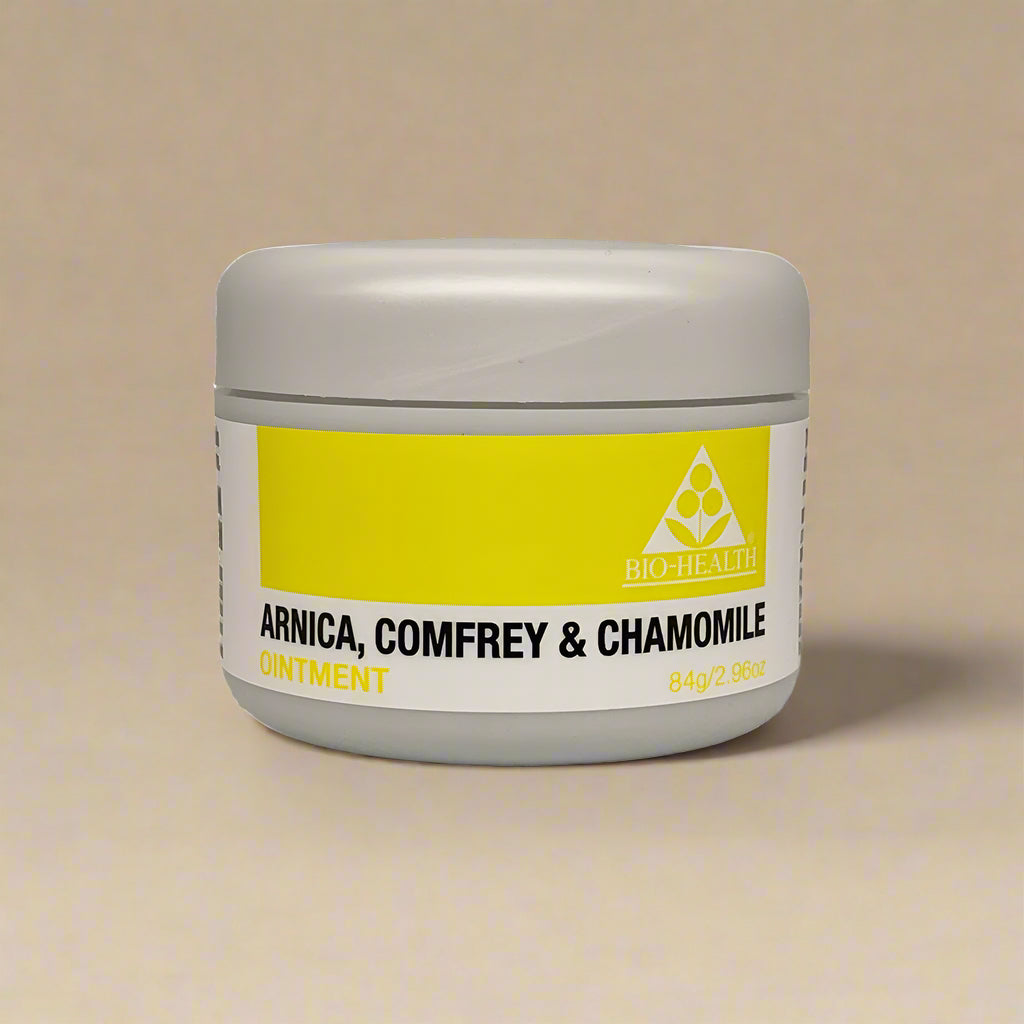 Biohealth Arnica Comfrey Chamomile Ointment 84g lanolin-free herbal blend