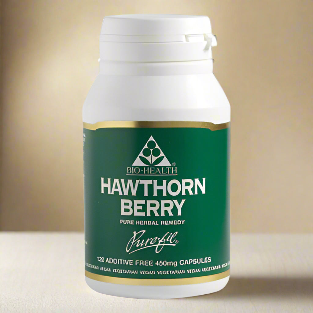 Biohealth Hawthorn Berry 120 Capsules natural herbal supplement
