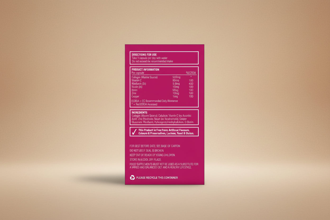 Collagen with Vitamin C, Biotin & Zinc – Natures Aid supplement