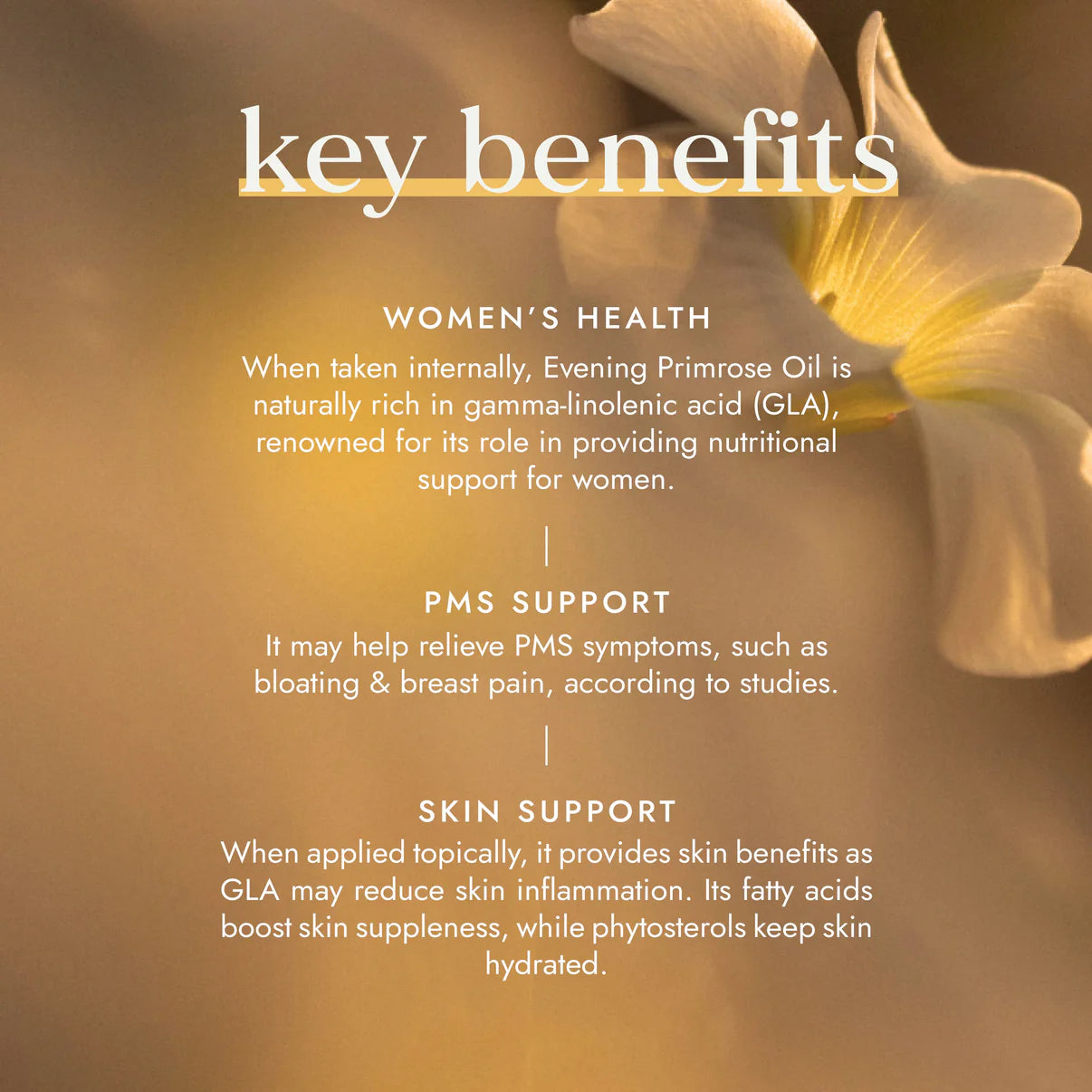 Ingredients and product label of Fushi Evening Primrose Oil 100ml