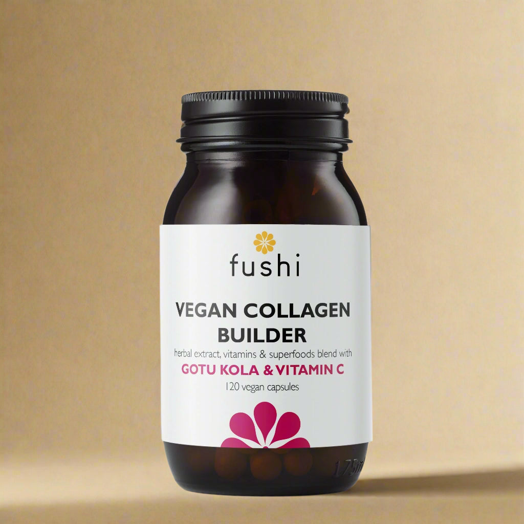 Fushi Vegan Collagen Builder 120 Capsules Front Label
