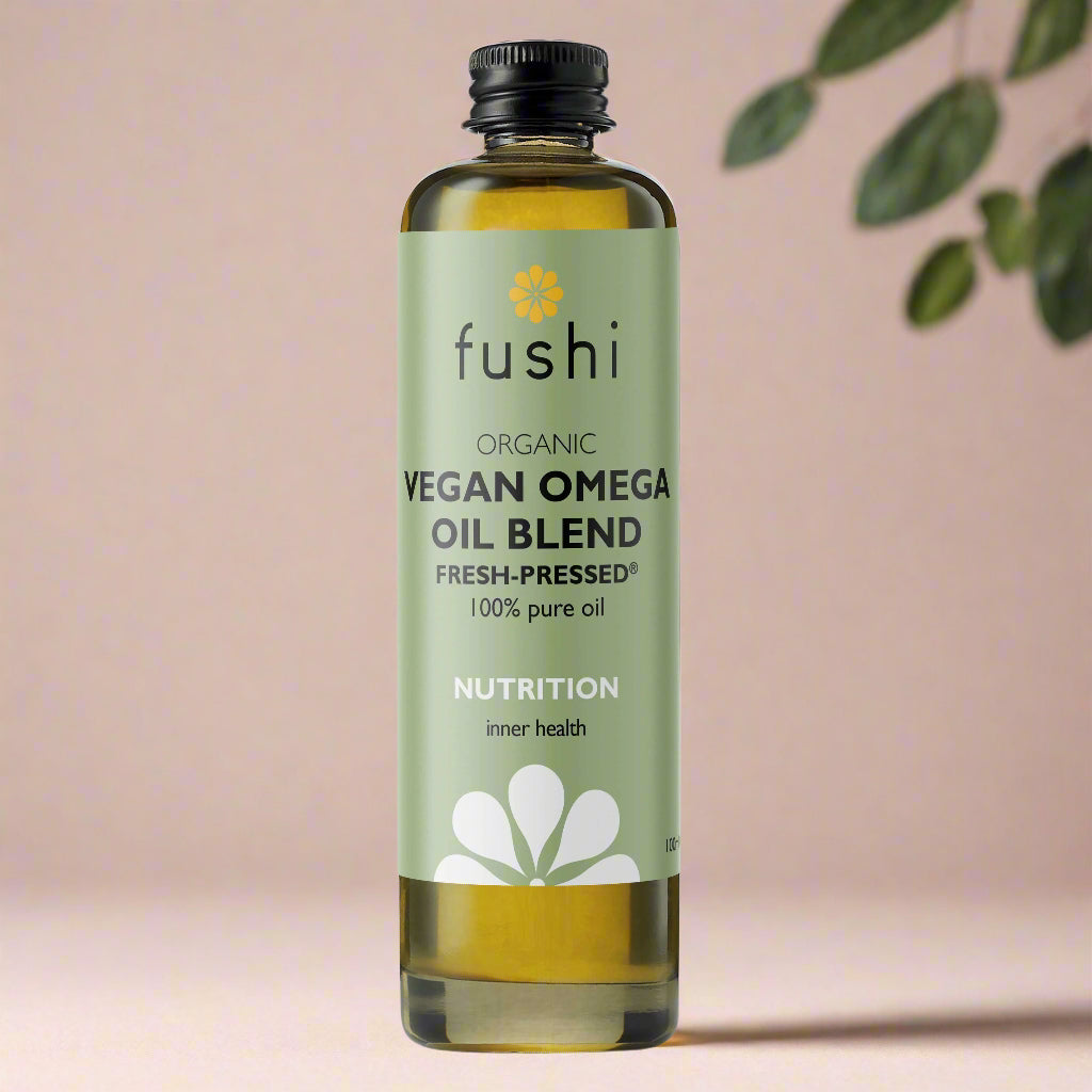 Fushi Vegan Omega Oil Blend Organic 100ml Front Bottle