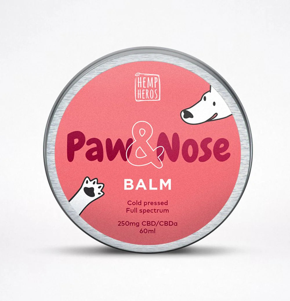 Hemp Heros CBD+ Nose & Paw Balm – 250mg CBD – Natural Pet Skincare