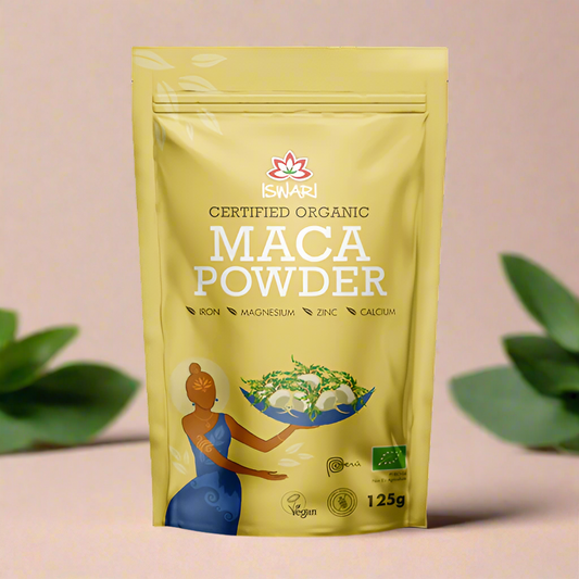 Iswari Organic Maca Powder 125g Front Label