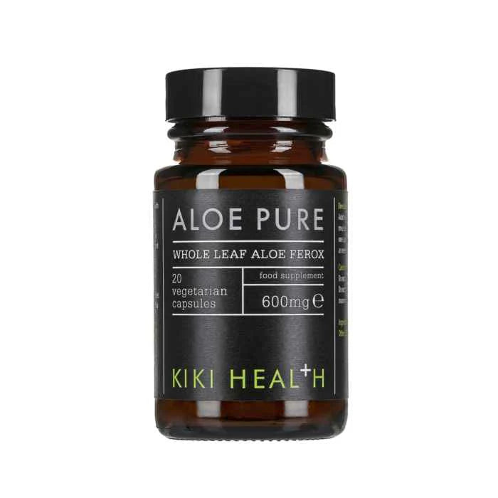 Kiki Aloe Vera Pure - Freeze-Dried Aloe Ferox Capsules for Digestion & Detox.