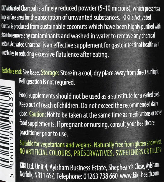 KIKI coconut shell activated charcoal powder 70g