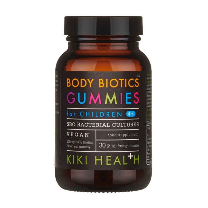 Kiki Health Body Biotics Gummies – Probiotic Fruit Gummies for Kids, 30 Count