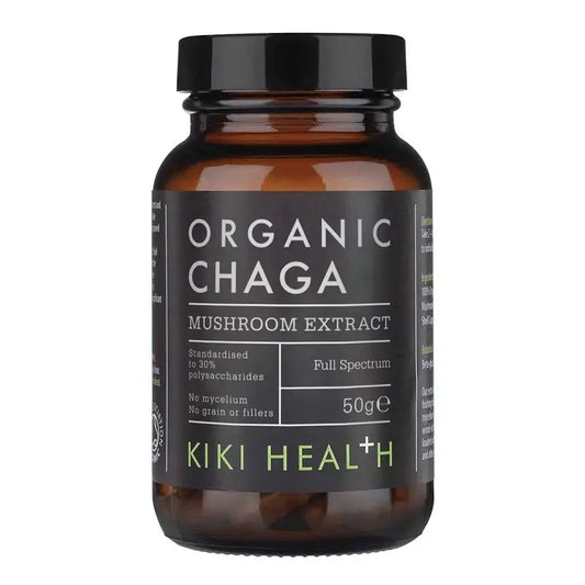 Kiki Organic Chaga Mushroom Powder 50g Front View