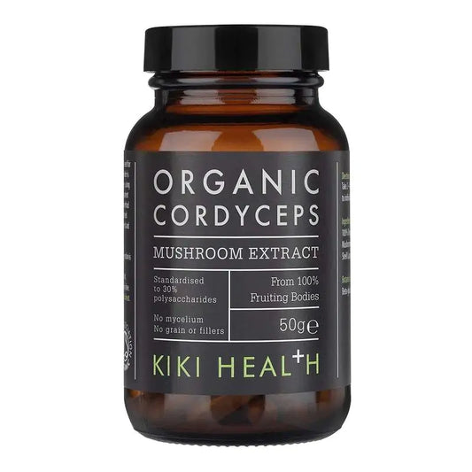 Kiki Organic Cordyceps Powder 50g Front Label