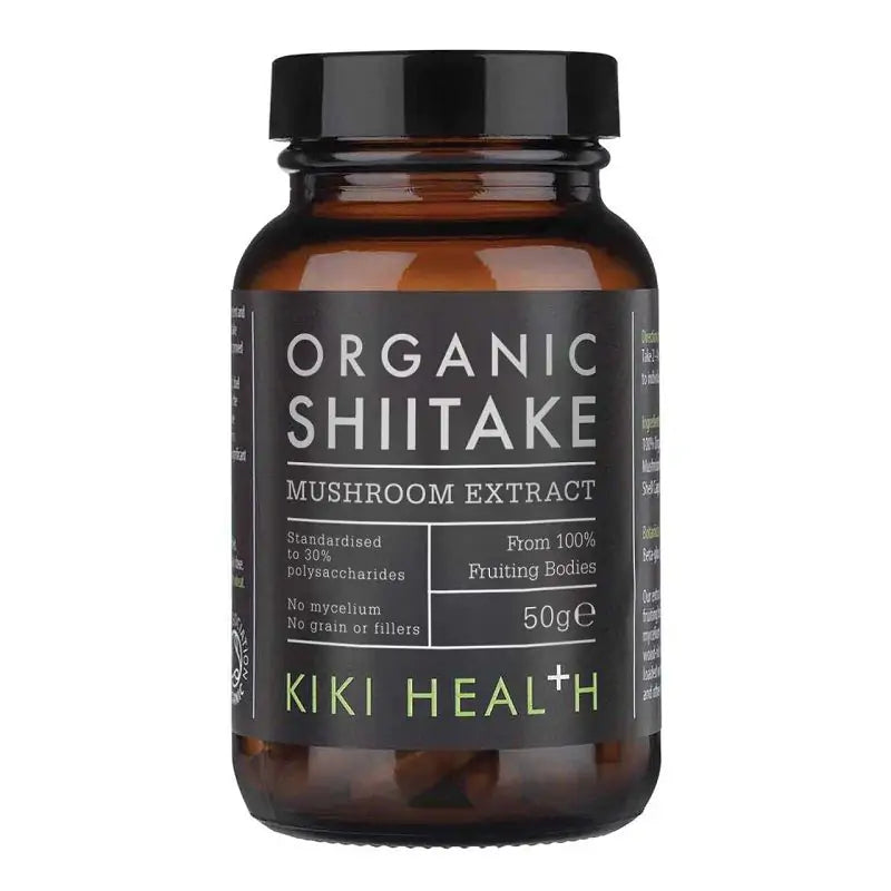 Kiki Health Organic Shiitake Mushroom Powder โ 50g Extract