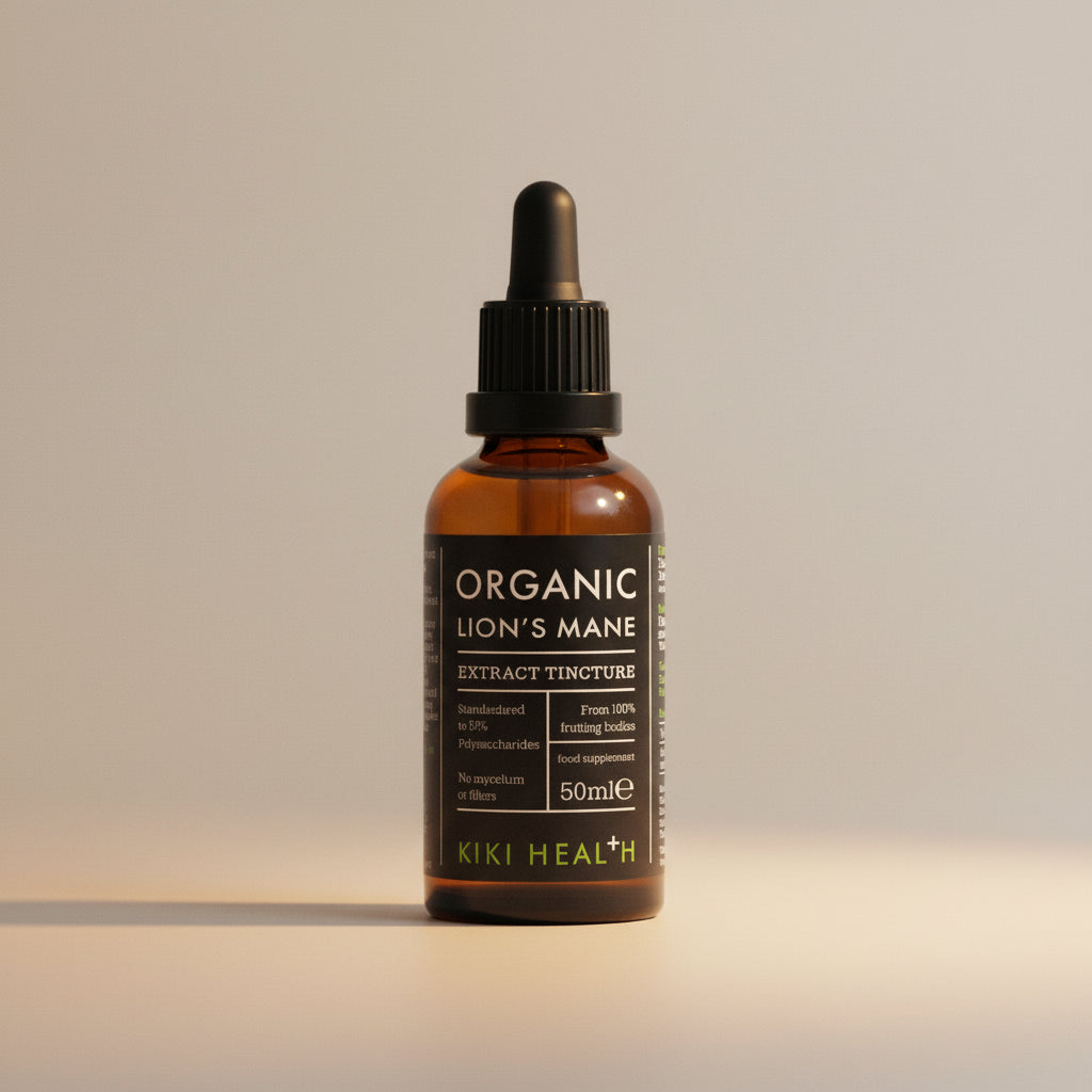 KIKI Lion’s Mane Mushroom Extract Organic 50ml Bottle