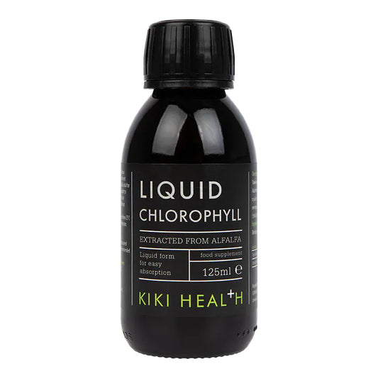 Kiki Liquid Chlorophyll 125ml | 100mg Per Serving | Alfalfa Extract | Vegan & Preservative-Free
