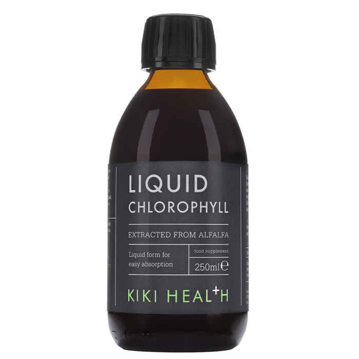 Kiki Liquid Chlorophyll 250ml | 100mg Per Serving | Alfalfa Extract | Vegan & Preservative-Free.