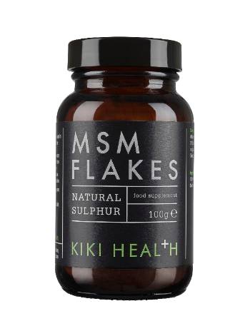 Kiki MSM Flakes 100g – 99.9% Pure Methylsulfonylmethane (MSM) for Joint & Collagen Support.