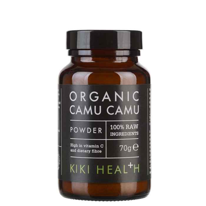 Kiki Organic Camu Camu Powder, 100g – high in Vitamin C and fiber for immune support and skin health.