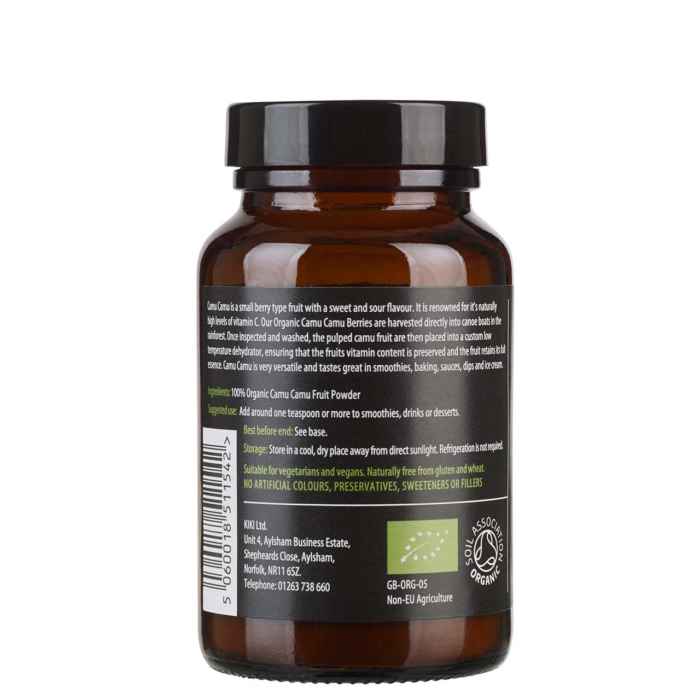How to use Kiki Organic Camu Camu Powder – add to smoothies, juices, or yogurt for a daily Vitamin C boost.