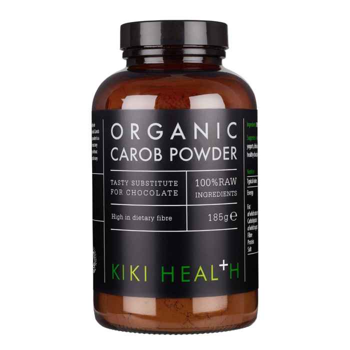 Kiki Organic Carob Powder 185g – Naturally Sweet, High-Fibre Chocolate Substitute.