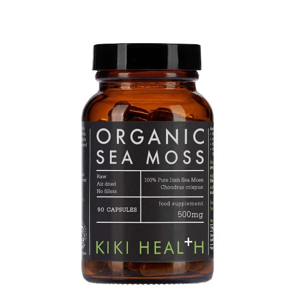 Kiki Irish Sea Moss Organic 90 Vegan Capsules Front View