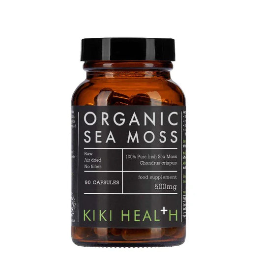 Kiki Irish Sea Moss Organic 90 Vegan Capsules Front View
