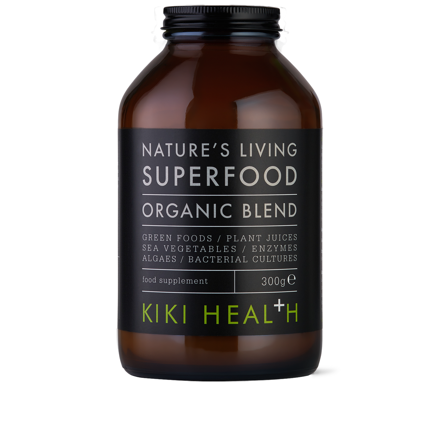 Kiki Organic Nature’s Living Superfood 300g – 36 Superfoods, Algaes & Probiotics for Digestion & Energy.