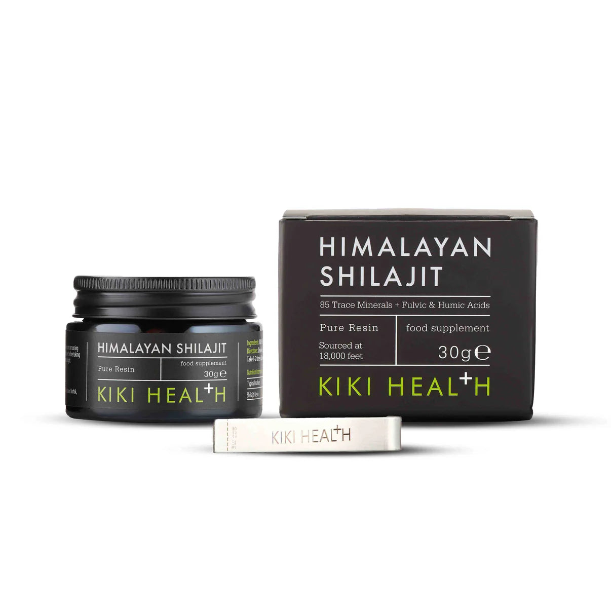 Kiki Himalayan Shilajit - 85+ Trace Minerals, Fulvic Acid & Energy Support.