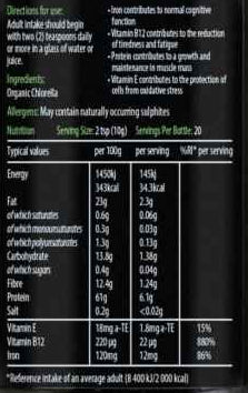 Kiki Vegan Chlorella Powder Ireland