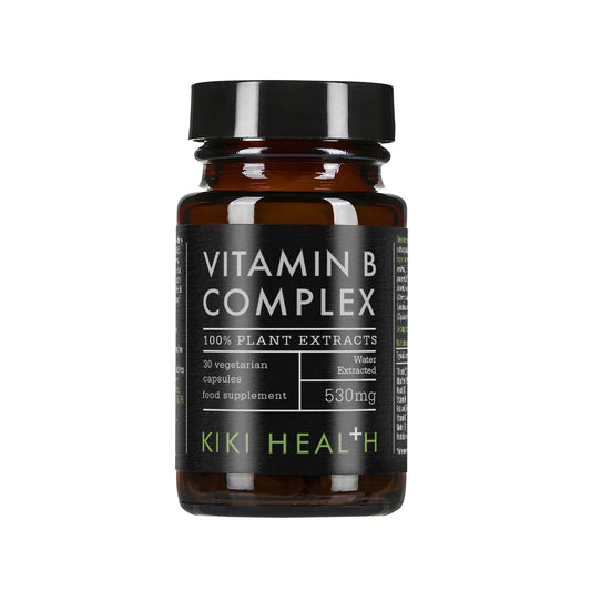 Kiki Vitamin B Complex – 30 Capsules | 100% Plant-Based B Vitamins for