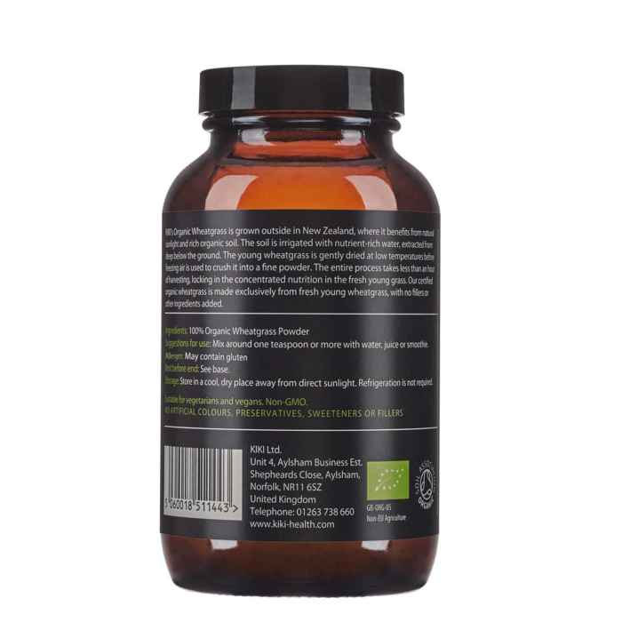 Kiki Organic Wheatgrass Powder – Supports Immunity, Detox & Digestion