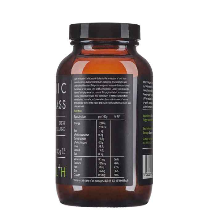 Kiki Organic Wheatgrass Powder – Perfect for Smoothies, Juices & Detox Drinks