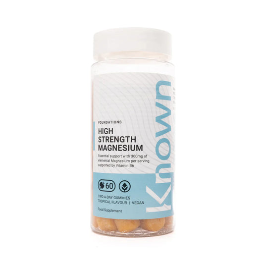 Known High-Strength Magnesium Gummies – 60 Gummies – 300mg Per Serving – Vegan &
