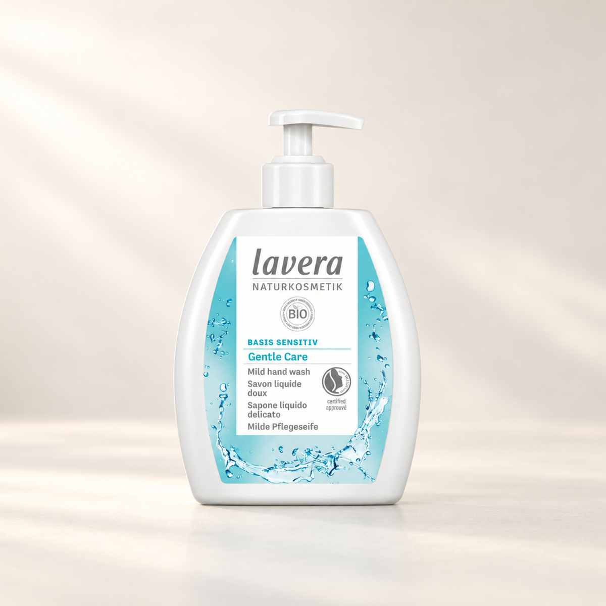 Lavera Basis Sensitiv Gentle Care Hand Wash 250ml – product packaging