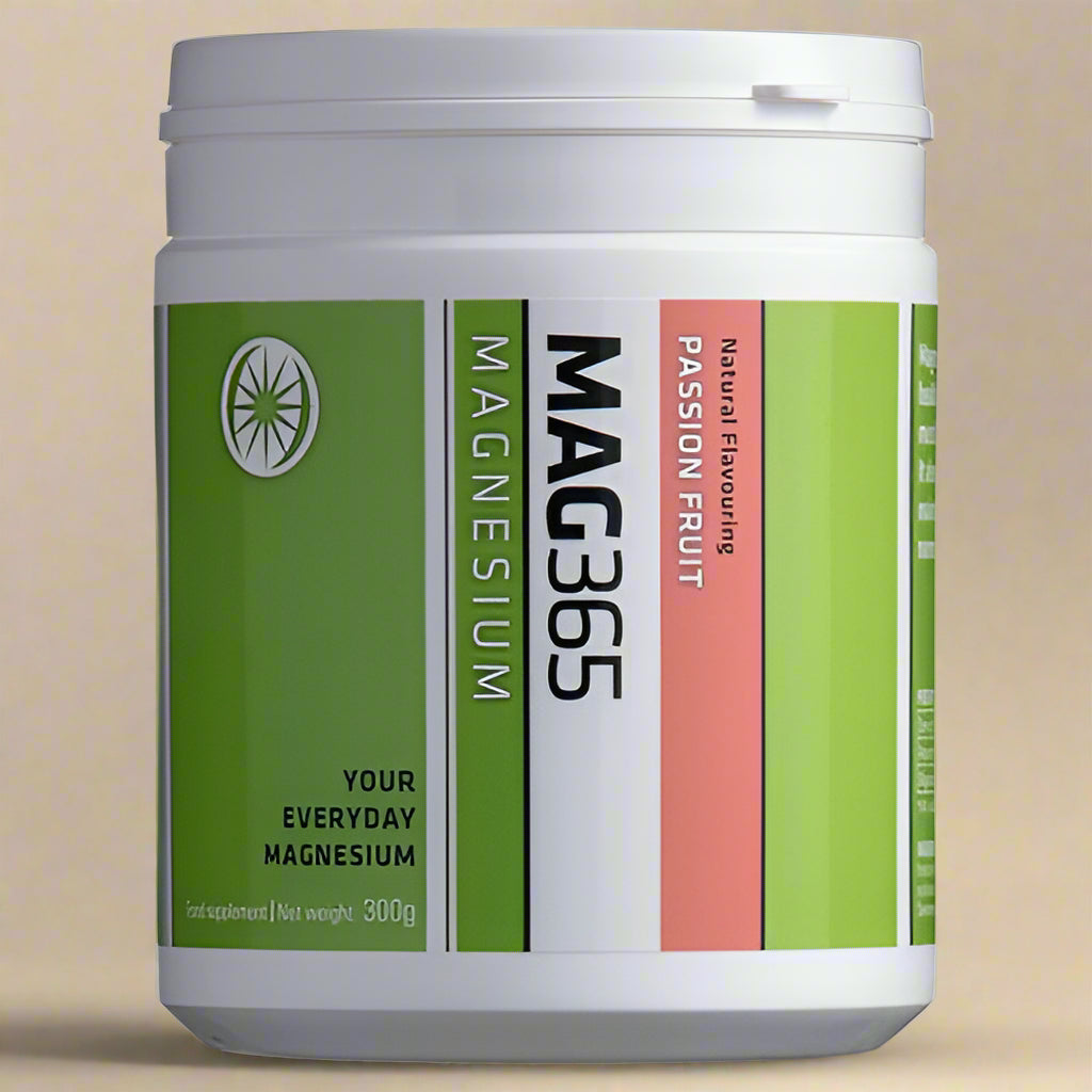 MAG365 Passion Fruit Magnesium 300g Front Label