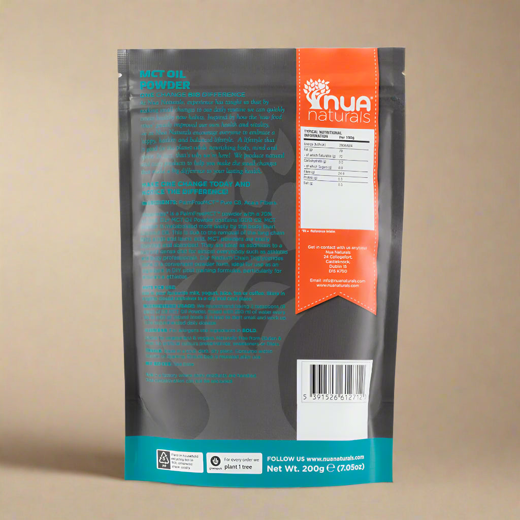 Nua Naturals product packaging with text and branding on a white background