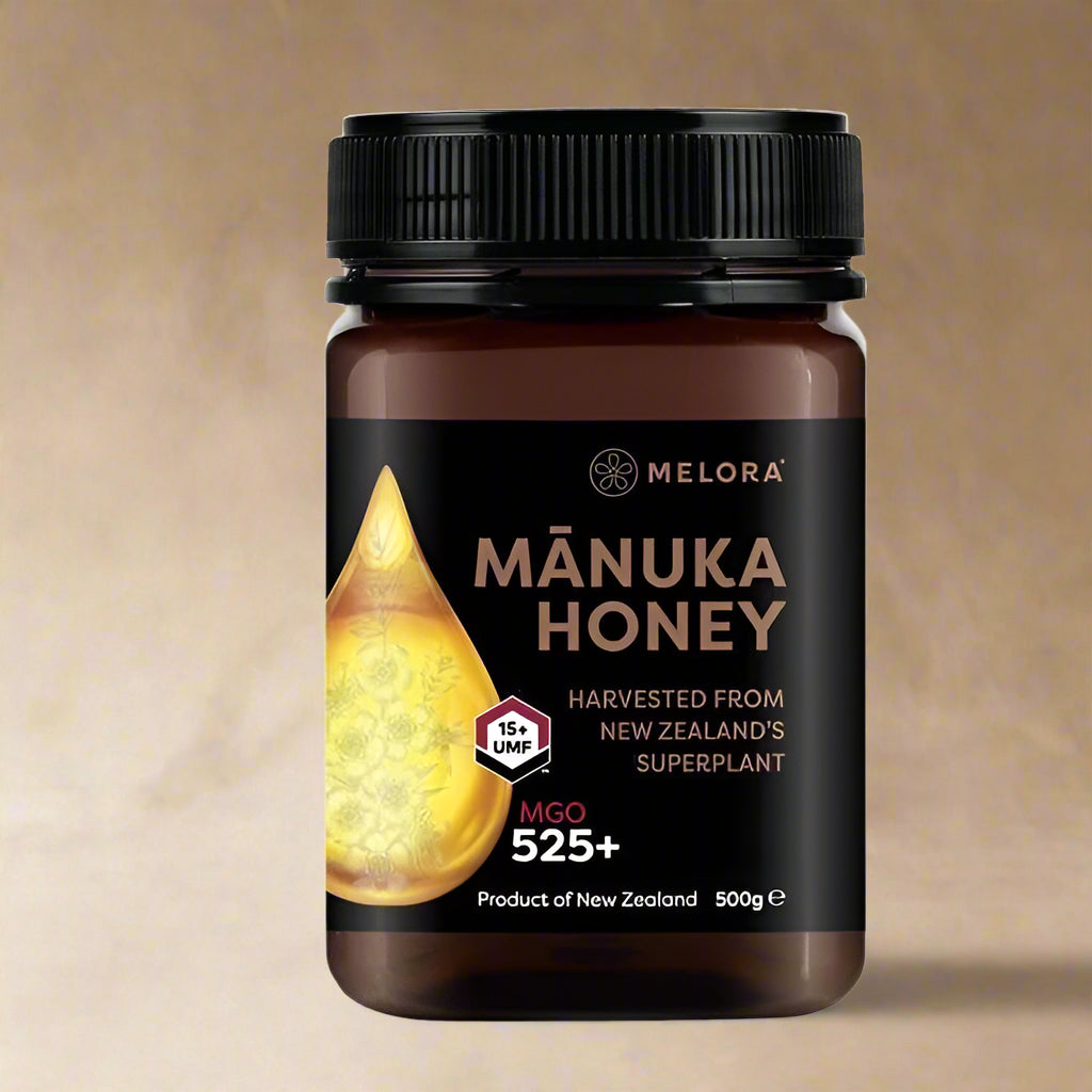 Melora Manuka Honey MGO 525+ 500g UMF 15+ premium New Zealand honey
