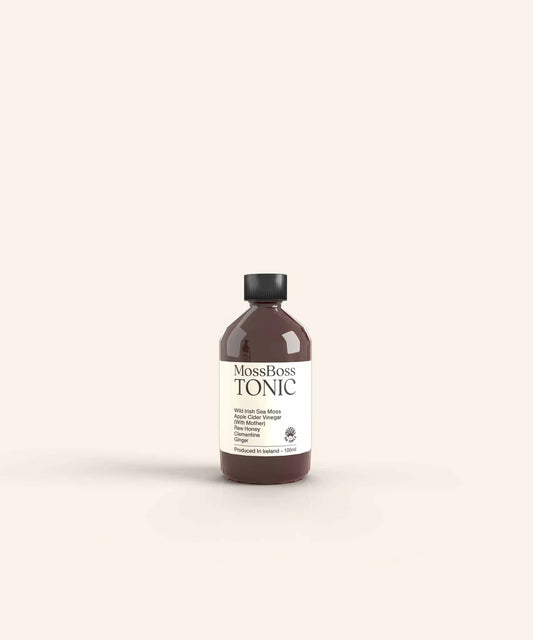 Oir Tonics Moss Boss Tonic Original – 100ml Organic Irish Sea Moss & Apple Cider Vinegar for gut health & immunity.