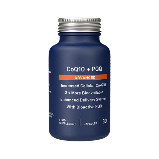 Natroceutics CoQ10 + PQQ Advanced – 30 Capsules, featuring highly bioavailable Co-Enzyme Q10 (Ubiquinone) and PQQ.