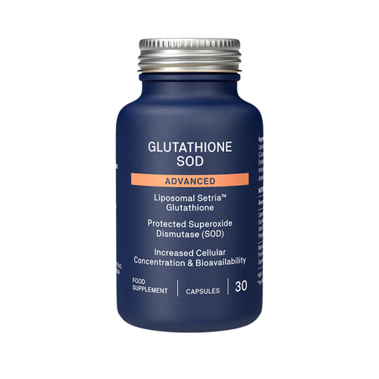 Natroceutics Glutathione SOD Advanced – 30 Capsules, featuring Setria™ Glutathione, Superoxide Dismutase (SOD), and Catalase for high absorption.