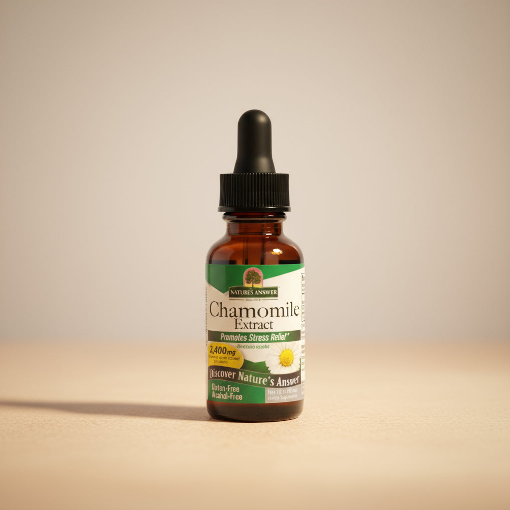 Nature’s Answer Chamomile Extract 30ml Alcohol-Free Herbal Tincture