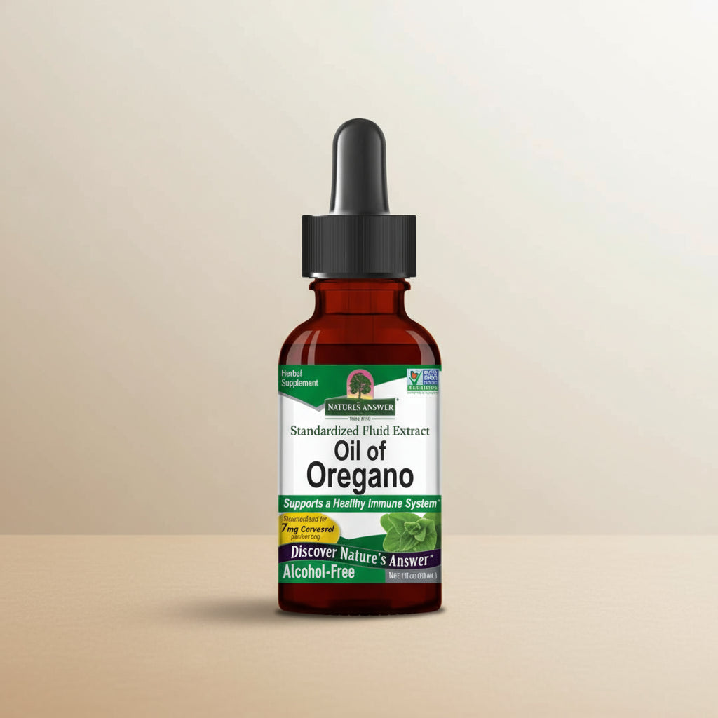 Nature’s Answer Oil of Oregano Extract 30ml Alcohol-Free Herbal Tincture