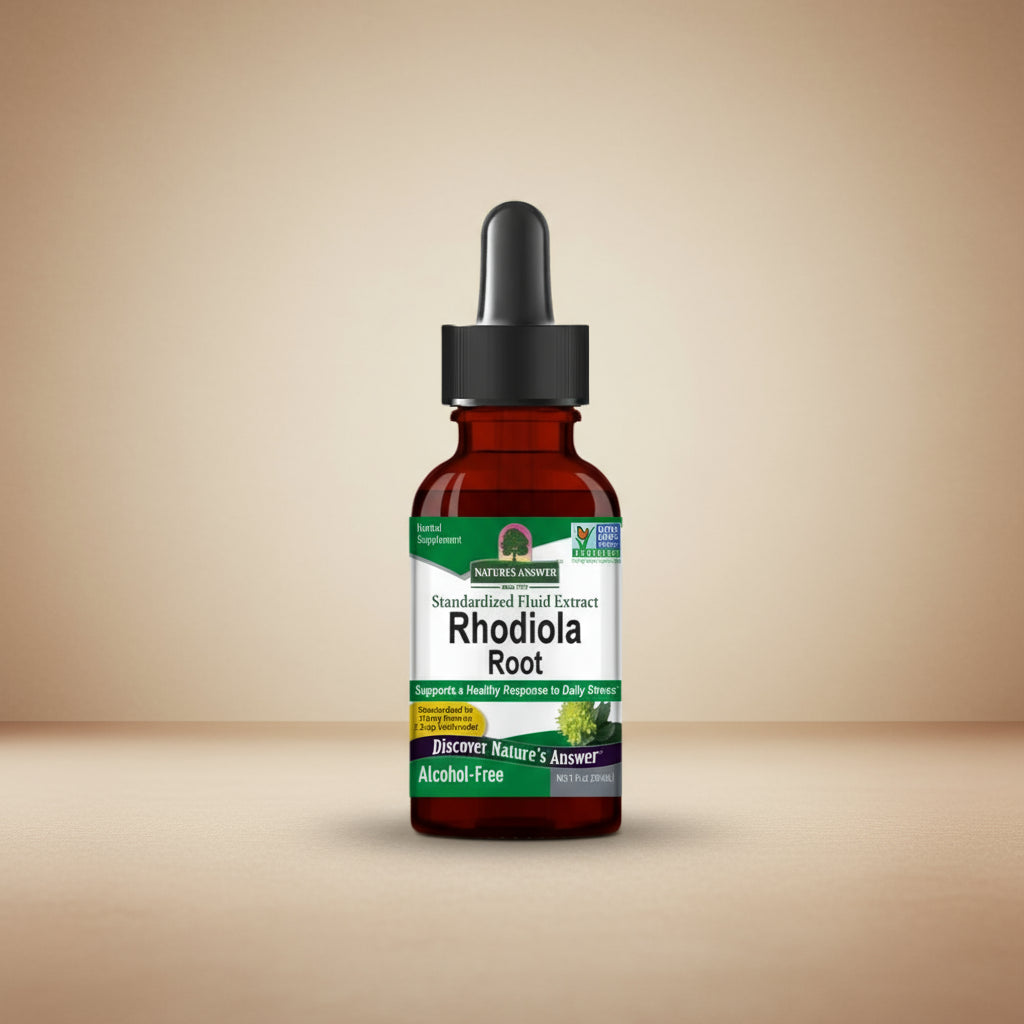 Nature’s Answer Rhodiola Root Extract 30ml Alcohol-Free Herbal Tincture