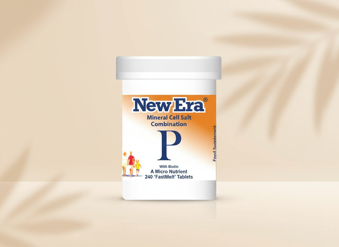 New Era Combination P Mineral Cell Salts 240 FastMelt Tablets Bottle