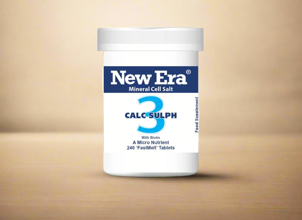 New Era No. 3 Calc. Sulph. Calcium Sulphate 240 fast-melt tablets
