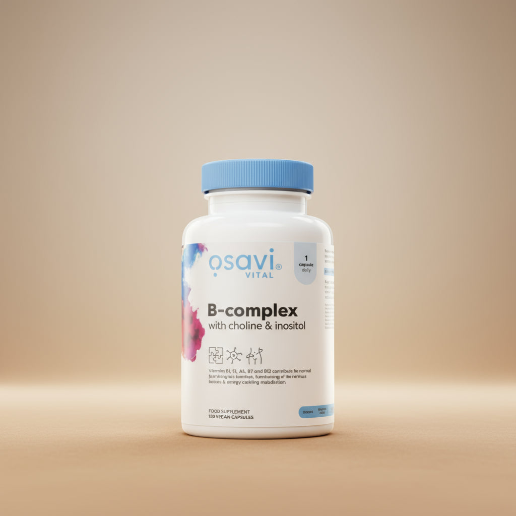 Osavi B Complex with Choline & Inositol 60 Capsules Bottle
